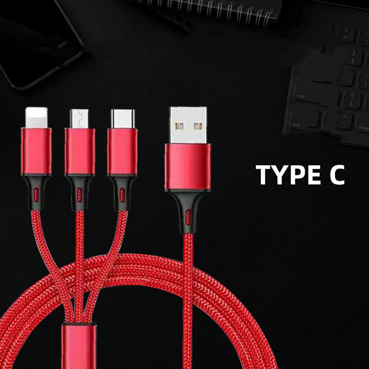 One for three charging cable data cable One for three charging cable data cable